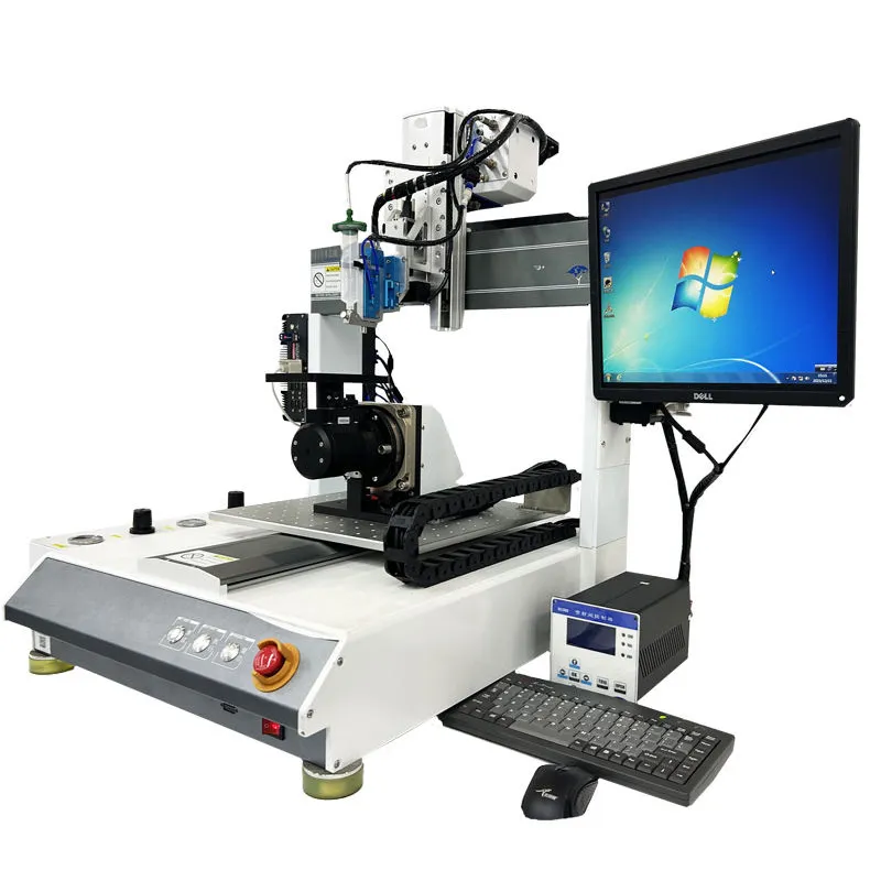 High Precision 5 Axis Desktop CCD Visual Automated Adhesive Dispensing Machine